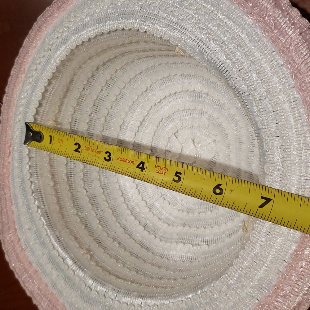 Girls hat NWOT White Pink - Picture 5 of 6